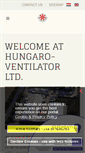 Mobile Screenshot of hungaro-ventilator.com